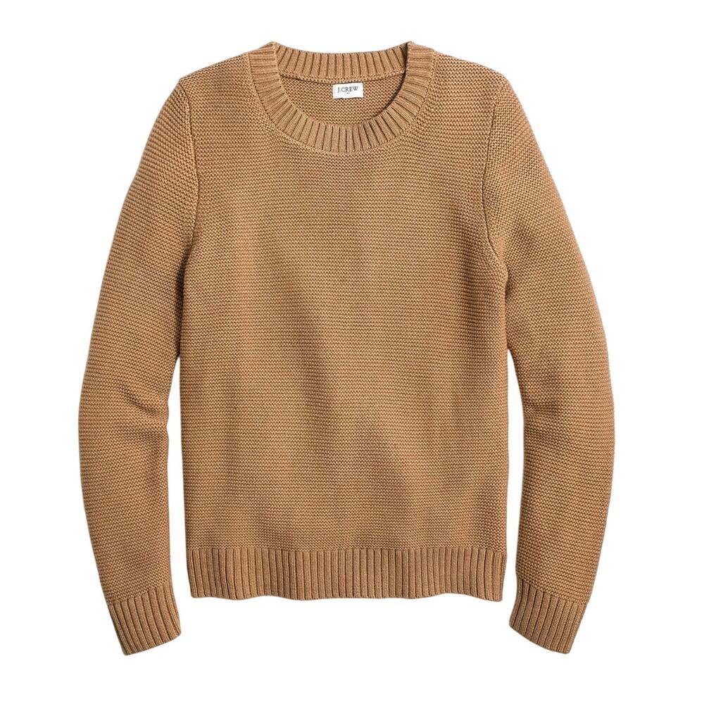 J. Crew Heather Acorn Fisherman Sweater, Women's Size Large classic